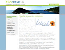 Tablet Screenshot of ekopranie.sk